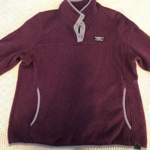 L.L Bean fleece pullover sweater